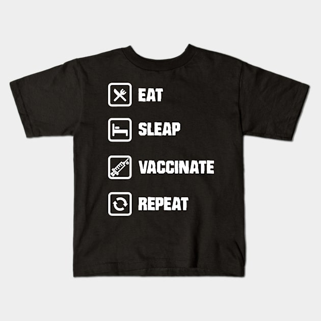 Eat Sleep Kids T-Shirt by WkDesign